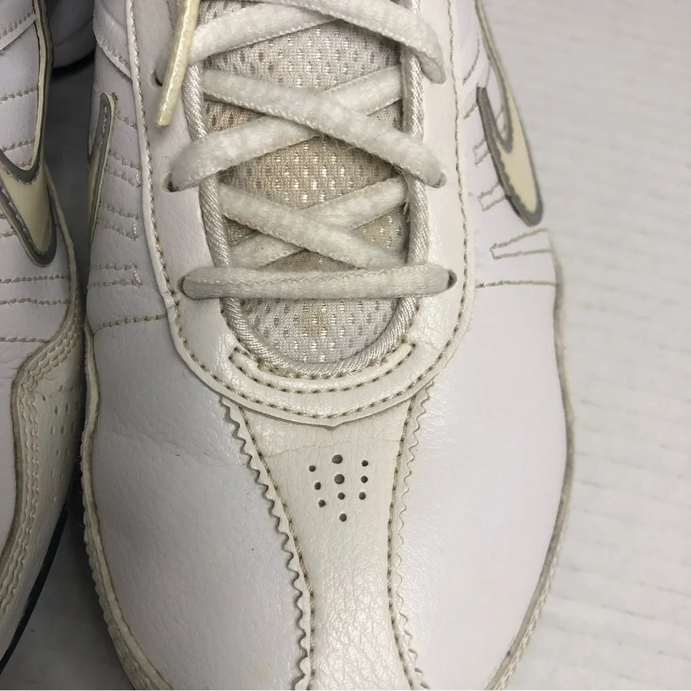 Nike Sneakers Womens 8.5 Air Exceed White Running Shoes Lace Up Low Top